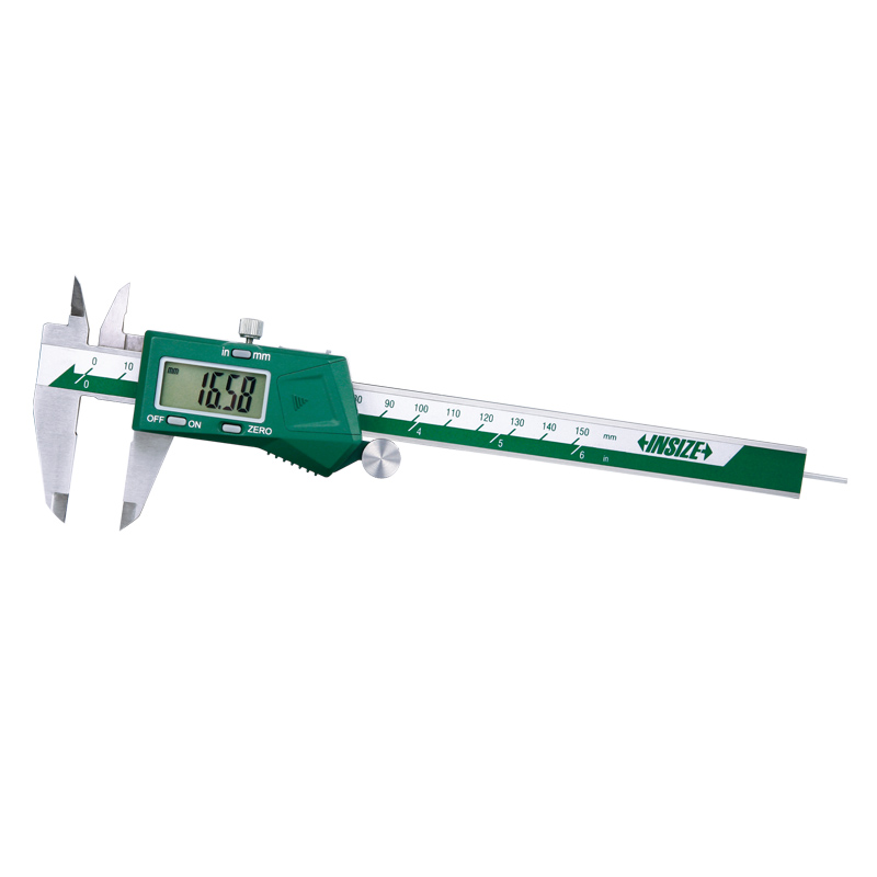 Digital Calipers With Round Depth Bar