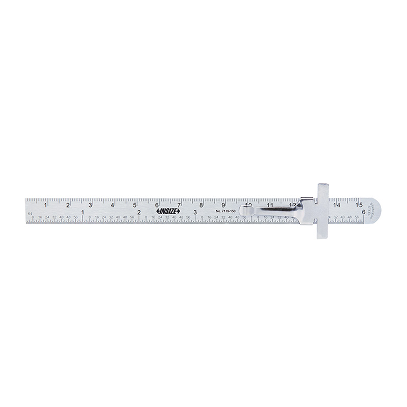 Pocket Ruler With Sliding Clip